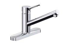 工事費込み】LIXIL(INAX) キッチン用水栓(ツーホールタイプ) クロマーレS