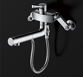 キッチン蛇口 壁付きシャワータイプ 台所水栓 交換できるくん