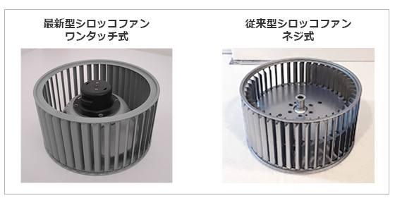 シロッコファンとプロペラファンの違い 交換できるくん