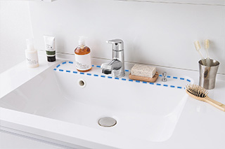 パナソニック Cライン スタンダード 750mm 両開き スワンネックシングルレバー ツインラインLED3面鏡 як∀ シーライン W750 引出タイプ・マルチシングルレバー・スタンダードLED