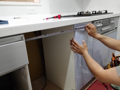 ファーストプラス社製キッチンのビルトイン食洗機設置は 交換できるくん