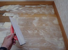 フローリングの上にクッションフロア上張り工事の流れ 交換できるくん