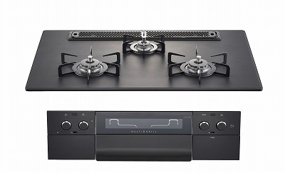 ノーリツコンロ、ピアットに新色ブラックが登場！「高級な黒」が 