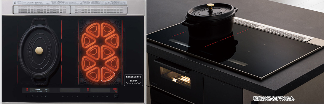 パナソニック　Panasonic　　ヒータ Panasonic パナソニック ビルトインIHクッキングヒーター(幅60cm