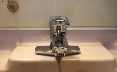 TOTO TLHG30EGR 台付シングル混合水栓（エコシングル、ゴム栓