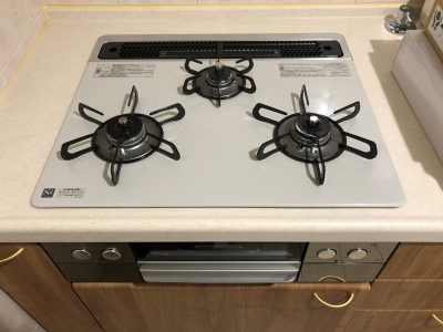 使用感少 パロマ LPガス用 ビルトインコンロ 2022年製 3口 天板幅約