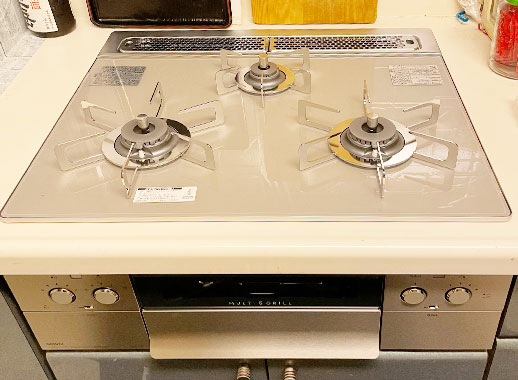 NORITZ - La新品ビルトインガスコンロ ピアットマルチグリル75cm プロパン用 工事費込み】ノーリツ ビルトインガスコンロ『ピアット マルチ