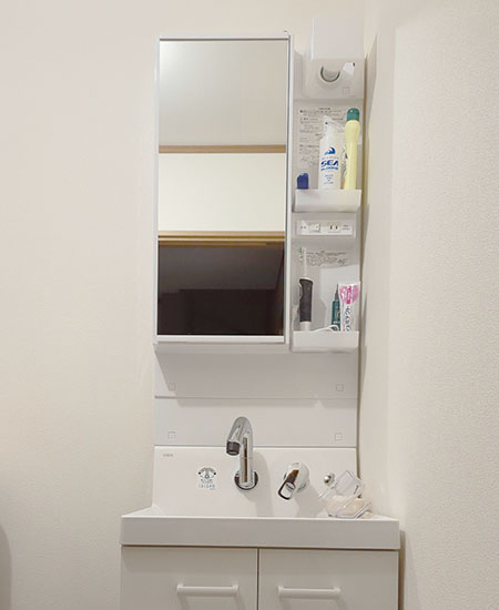 中古ノーリツ洗面化粧台W750洗髪シャワー水栓 （3万円台で買える