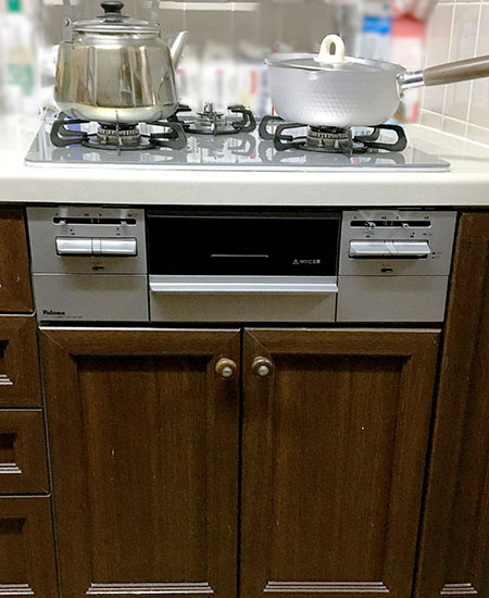 工事費込み】パロマ ビルトインガスコンロ『BRilliOα(ブリリオアルファ