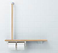 LIXIL（INAX） 棚付き二連紙巻器が最大45%OFF｜トイレペーパーホルダー