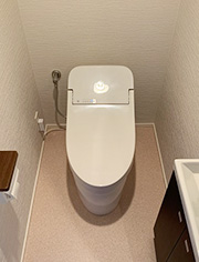 トイレの壁紙張替 トイレリフォーム壁紙内装費用 交換できるくん