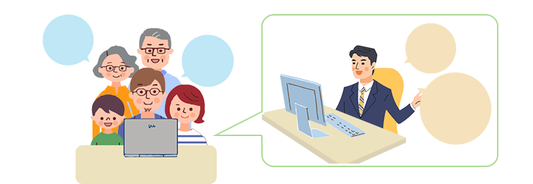 Zoomでのお客様対応をはじめました