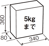 受け取り可能サイズ(幅:340mm×奥行80mm×高さ:360mm)|CTNR4040|COMBO(コンボ・コンパクトタイプ)