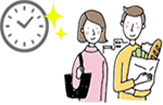 時間指定なく受け取れる