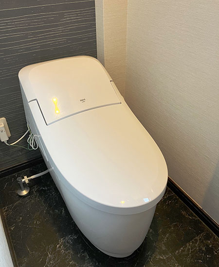 施工後のトイレ