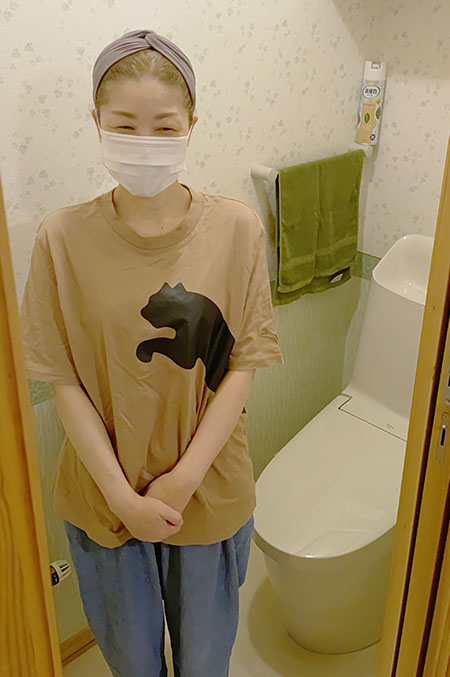施工後のトイレをお客様