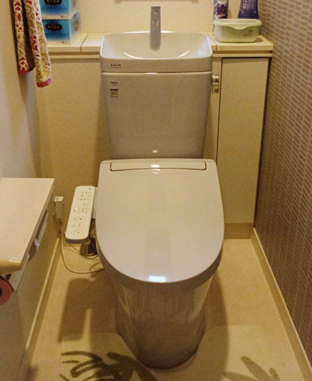 LIXIL(INAX) アメージュ便器 [床排水芯200mm固定タイプ][便座は別売][手洗あり][ECO5タイプ][アクアセラミックあり]  / #BB7(ブルーグレー)/YBC-Z30S+YDT-Z380）(温水洗浄便座/LIXIL(INAX) シャワートイレ KB31グレード [袖リモコンタイプ][貯湯式] / #BB7(ブルーグレー)/CW-KB31