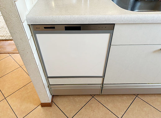 リンナイ ビルトイン食洗機『スライドオープン型・ミドルタイプ』[ハイグレード] [幅：45cm] [ドアパネル型] [ぎっしりカゴ] [プラズマクラスター・重曹洗浄・エコギア搭載]