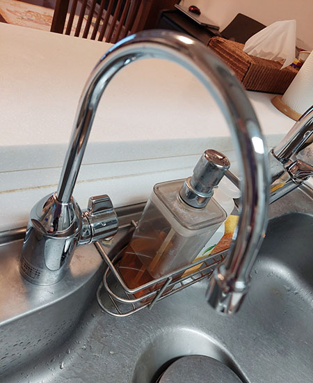 TOTO 浄水器専用水栓 [ビルトイン型][吐水口長さ：148mm][浄水カートリッジ付属]