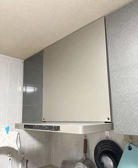 ノーリツ レンジフード(サイレント・クリーンフィルタースリム型) 『イージア』[間口60cm] [カラー：ウォームシルバー] [ガスコンロ連動] [キッチンタイマー内蔵]