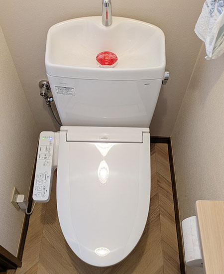 TOTO ピュアレストQR便器 [床排水芯305～540mm可変式] [便座は別売] [手洗い有り]TOTO ウォシュレットSB [袖リモコンタイプ] [貯湯式]