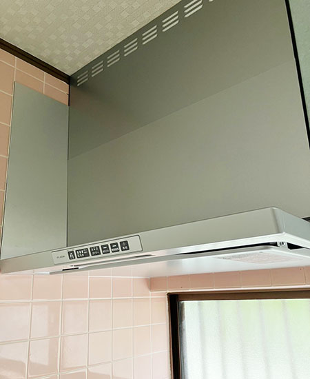 リンナイ (クリーンフード・ノンフィルタースリム型) 『LGRシリーズ』[幅75cm][カラー：シルバーメタリック][ガスコンロ連動][製造元：富士工業]