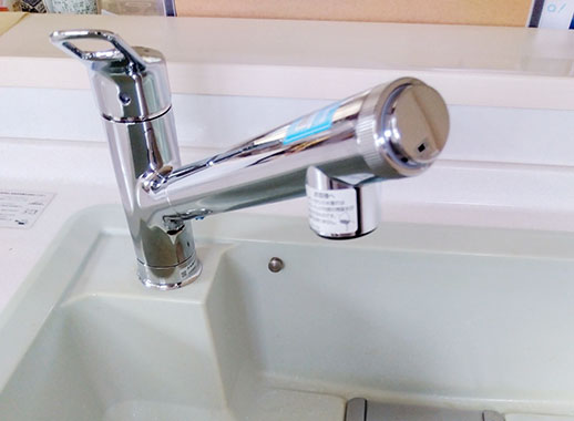 LIXIL(INAX) キッチン用水栓/浄水カートリッジ内蔵型オールインワン浄水栓『AJタイプ』(エコハンドル)