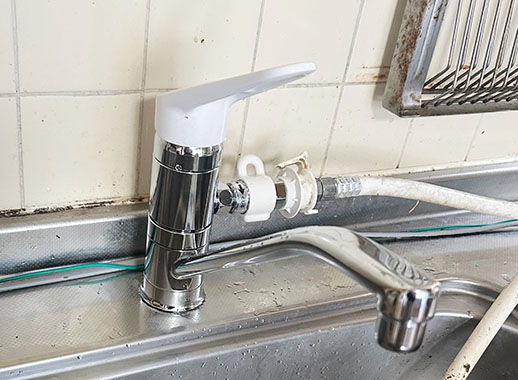 LIXIL(INAX) キッチン用水栓『ノルマーレ』[ワンホールタイプ] [シングルレバー混合栓] [エコハンドル] [泡沫]