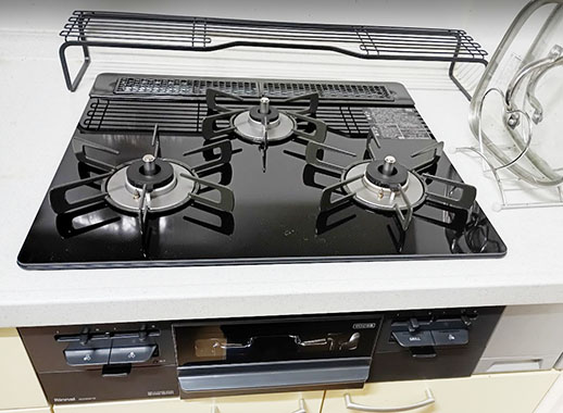 リンナイ『センス』[天板幅:60cm][天板:シアーブラック・ガラストップ]