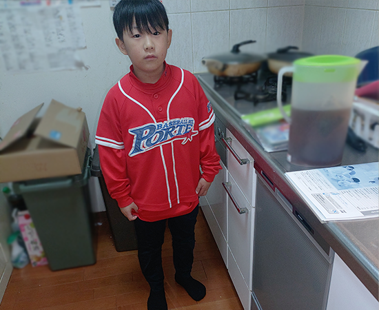 施工後の食洗機とお客様