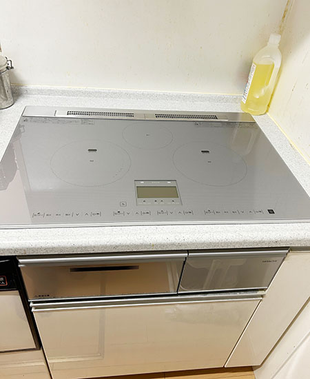 日立 ビルトインIHクッキングヒーター『N8ATシリーズ』[3口IH(鉄・ステンレス対応)][天板幅：75cm][天板カラー：シルバー][旨美焼き]