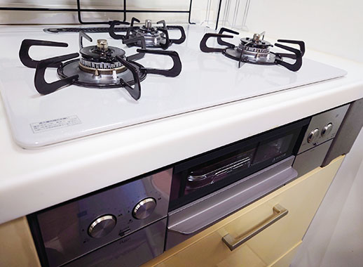 パロマ 『ウィズナ』[天板幅:60cm][天板:ティアラシルバー・ハイパーガラスコート][ごとく:ホーロー]