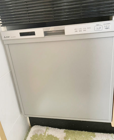 三菱電機 ビルトイン食洗機『45R2シリーズ・ミドルタイプ』[幅45cm][スライドオープン型][ドアパネル型][シルバーフェイス]