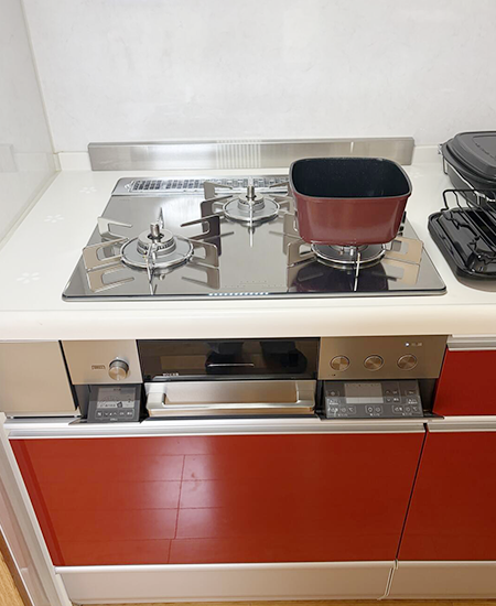 リンナイ ビルトインガスコンロ『デリシア3V乾電池式』[天板幅:60cm][天板:プラチナミラー・ガラストップ][ごとく:ステンレス][レンジフード連動][オーブン接続可][付属品:ザ・ココット、ココットプレート、トースト・ピザプレート]