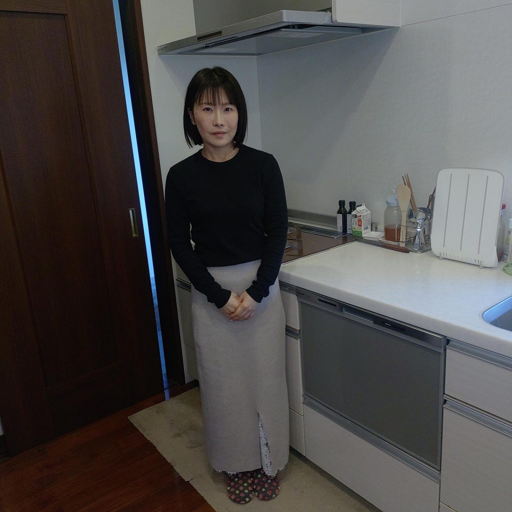 施工後の食洗機とお客様