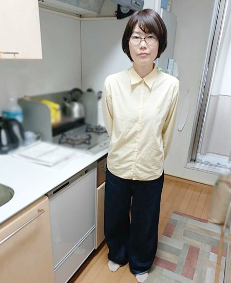 施工後の食洗機とお客様