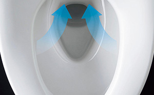 トイレ空間を快適にする脱臭機能│KB/KAシリーズ 清潔機能