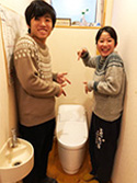 京都府向日市でトイレ交換をした購入者様邸|お客様の声紹介
