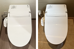 Panasonic NewアラウーノV｜トイレ施工事例写真