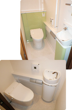 トイレに手洗器をつけたい