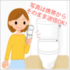 写真は、携帯からそのまま送信OK