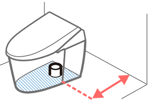 床排水305〜435mm