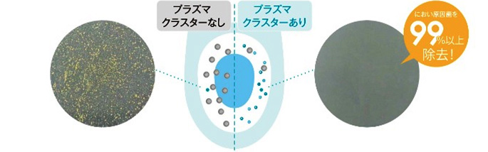 におい原因菌の除菌効果