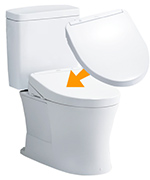 TOTO ピュアレストQR(便器部品番:CS232B-NW1、ホワイト、床排水芯200mm固定タイプ)、タンク部品番:SH232BA-NW1(手洗い無し・止水栓付き)、ウォシュレット TCF4713R セットのトイレ交換費用を説明する画像。トイレ便器 TOTO ピュアレストQR(60%オフ)+温水洗浄便座 TOTO ウォシュレット・TCF4713R(40%オフ)+基本工事費の合計=税込161,340円