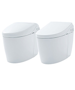 TOTOタンクレストイレ ネオレストAH1(品番:CES9788FS、床排水芯 200mm固定、給水管隠蔽タイプ)とネオレストRH1(品番:CES9768FS、床排水芯 200mm固定タイプ)のトイレ交換が安いことを説明する画像。トイレ便器(43%オフ)+基本工事費の合計=税込270,325円