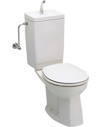タンク式トイレ(床排水540mm/手洗いあり) 便座は別売