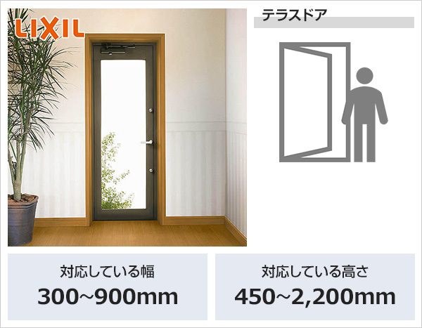 【内窓サッシ LIXIL/トステム インプラス 工事費込セット】テラスドア Low-E複層ガラス