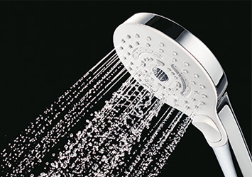 大粒の水玉をスイング吐水する「コンフォートウェーブ」|コンフォートウェーブ3モードとは