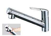KVK キッチン用浄水器水栓 |KM6001EC2|ワンホール浄水器内蔵型の専用水栓一覧