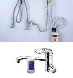 ビルトイン浄水器型・アンダーシンク型とは?|カートリッジをシンク下に設置する大容量タイプ